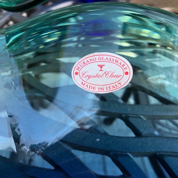 Set of 2! Made in Italy Murano Decorative Bowls - Picture 2 of 8